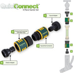 Melnor garden hose adapter threaded connection close up view