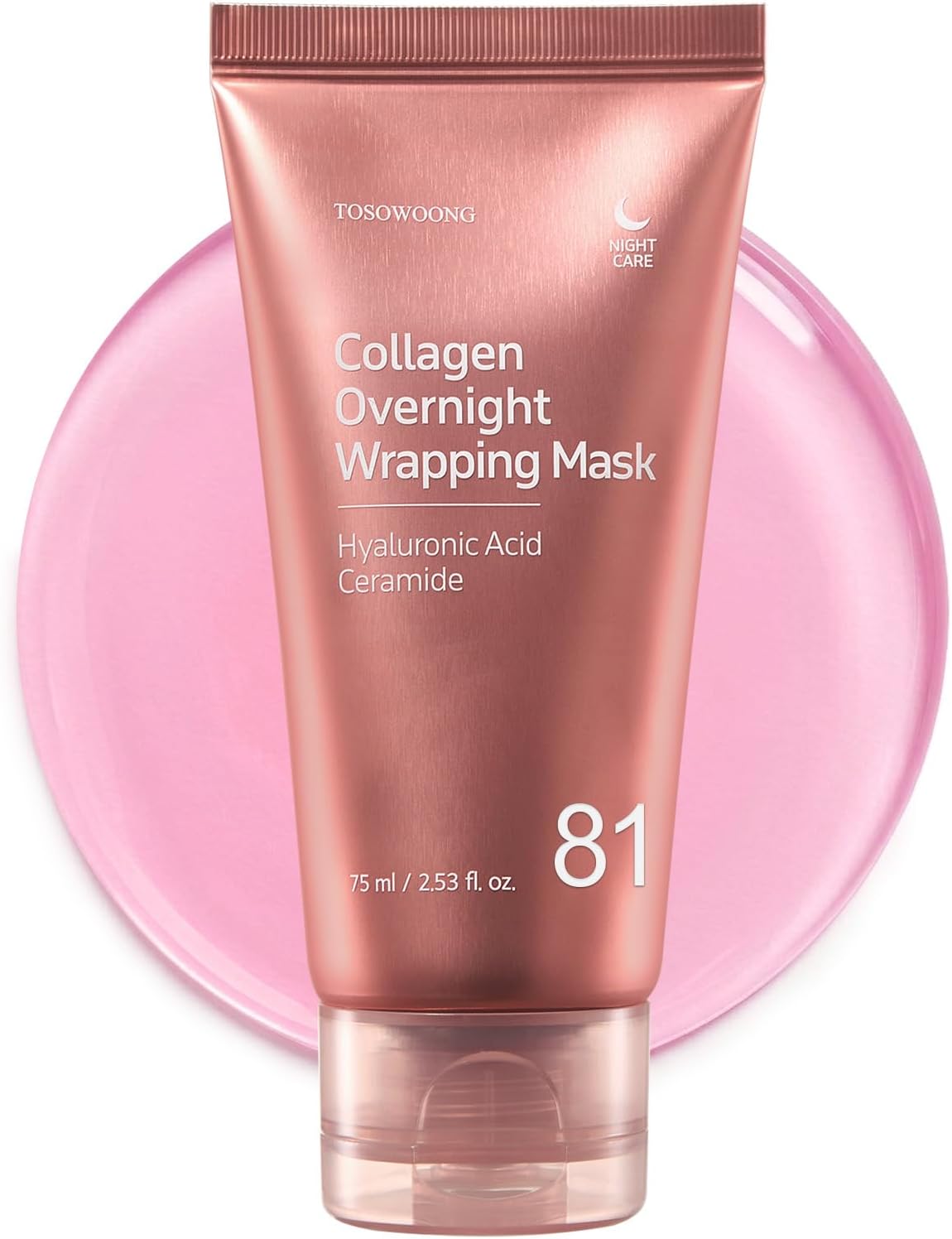 TOSOWOONG Real Collagen Face Serum dropper bottle showcasing its hydrating texture.