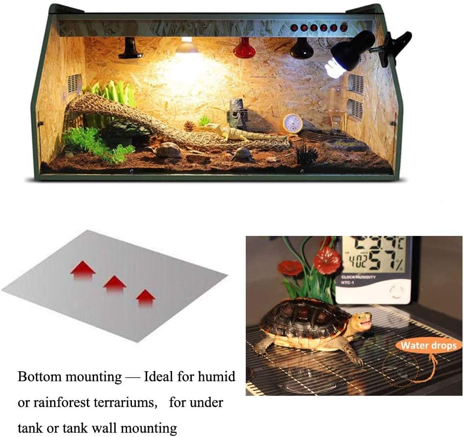 Waterproof under tank heating pad for tortoises and snakes