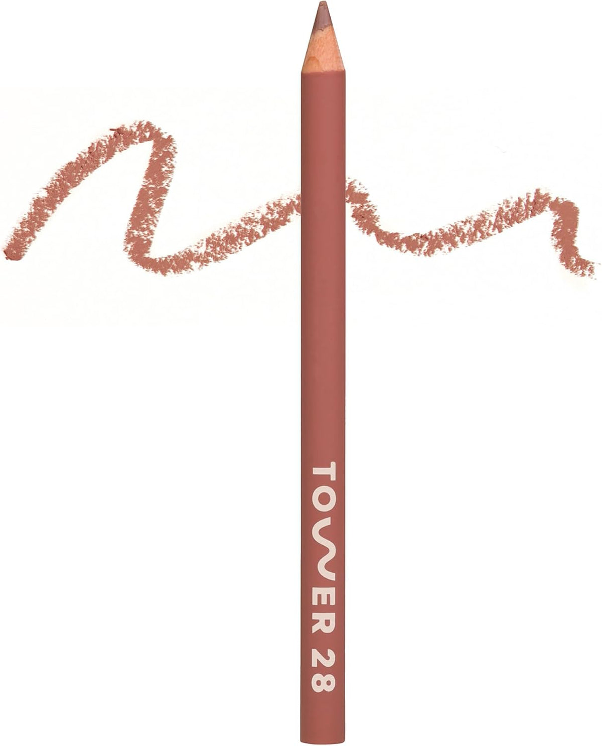 Tower 28 OneLiner - Multi-Use Creamy Lip Liner, Eyeliner & Face Makeup Pencil for Sensitive Skin - Hydrating, Vegan Formula with Shea Butter - Matte, Long-Lasting Finish - Rosy Nude (1 Count) - Image 14