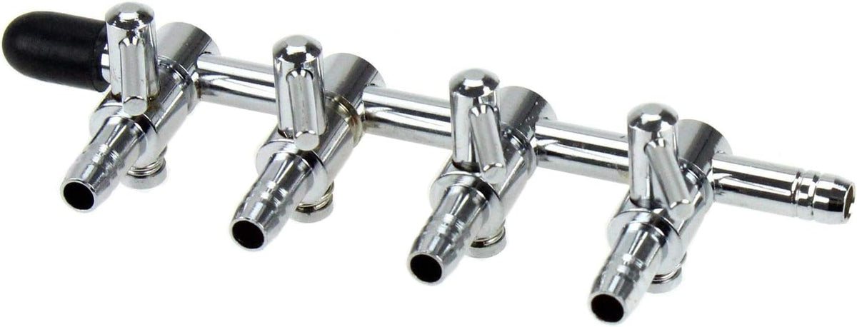 AQUANEAT stainless steel gang valve packaging contents including one two way control piece