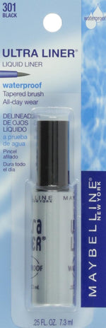 Maybelline Ultra Liner liquid eyeliner bottle showing 7.3 milliliters size