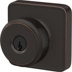 Schlage Laflin trim square rosette plate close up