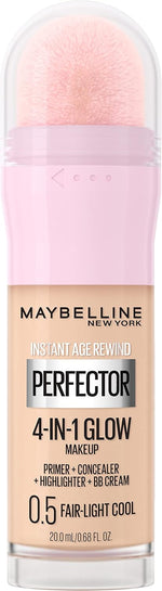 Maybelline 4-in-1 makeup bottle branding