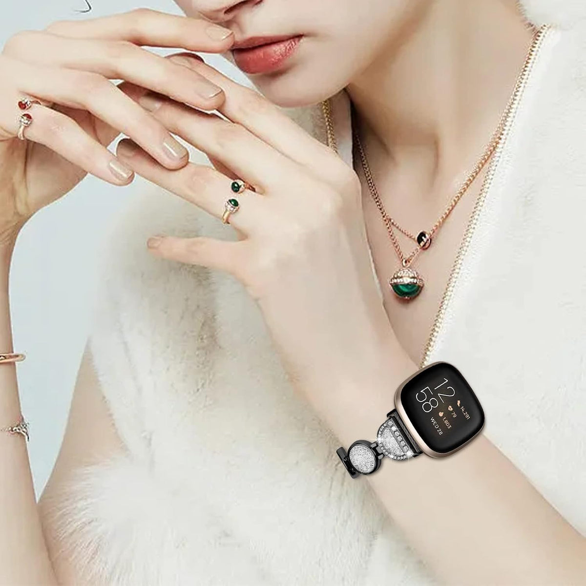 NineHorse dressy jewelry watch strap styled for women and girls