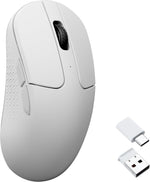 Keychron M3 Mini Wireless Optical Mouse, Bluetooth 5.1/2.4 GHz/Wired Gaming Mouse, Programmable PixArt 3395 Sensor with up to 26,000 DPI/ 650 IPS, Lightweight Ergonomic for Windows Mac Linux - White - Image 13