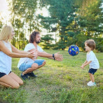Lightweight nineteen inch circumference toddler sports ball for early childhood coordination
