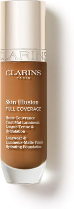 Clarins Skin Illusion Longwear Full Coverage Foundation|Luminous Matte Finish|24H Hold and 24H Hydration|Natural Looking|Transfer, Sweat and Smudge Proof| Contains Hyaluronic Acid|1 Fl Oz - Image 10