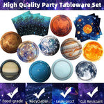 Uroinepa starry night galaxy party napkins set