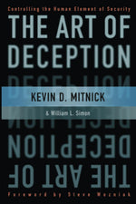 Kevin D. Mitnick The Art of Deception paperback book front view