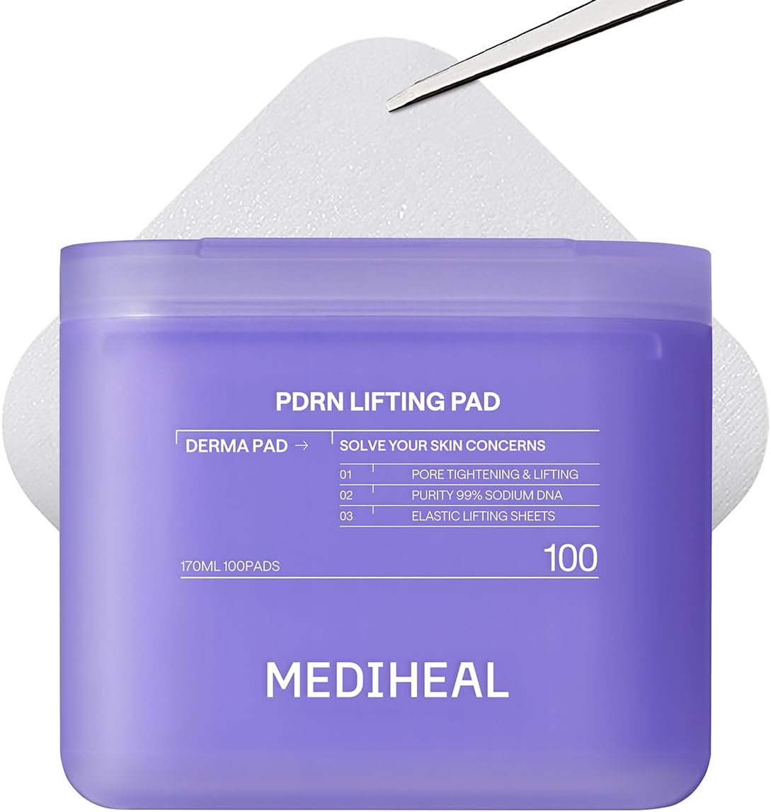 MEDIHEAL Toner Pads 100 Count - Hyaluronate 99% Pure Low-Molecular Hyaluronic Acid - Intensive Hydration&Soothing - Contains Squalane to Increase Absorption - Vegan Gel Texture Pad, Korean Skin Care - Image 11