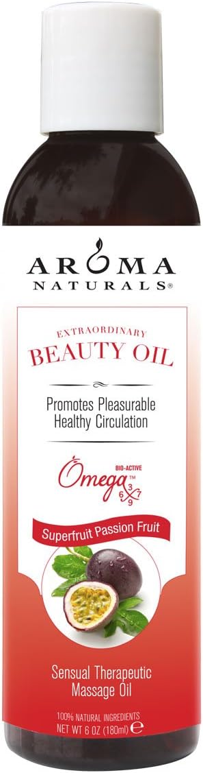 Aroma Naturals Sensual Therapeutic Beauty Oil, Superfruit Passion Fruit, 6 Ounce - Image 1