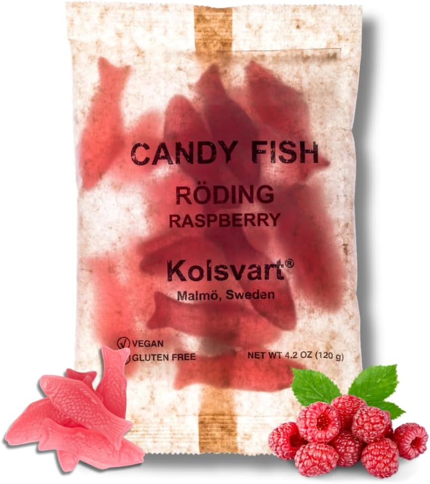 KOLSVART Swedish Candy Variety Pack, 4.2 oz Each - Sour Raspberry, Sour Blueberry, Classic Rasperry Berry, Elderflower & Black Currant Blend (Pack of 5) - Image 11