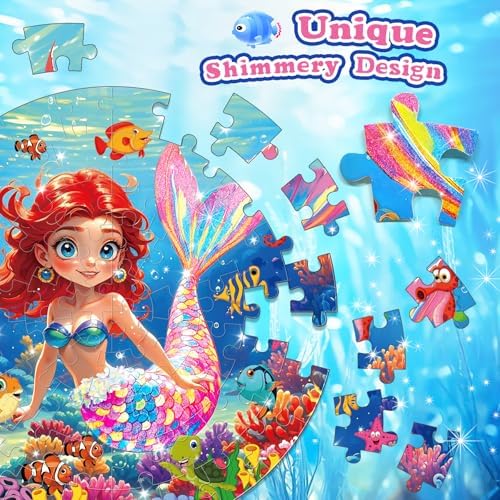 Close up view of high quality smooth edges on kid safe jumbo puzzle pieces