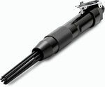 Adium air powered needle scaler front view for rust removal