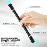 Close-up of TRP soft rubber tips and aluminum alloy balance ring