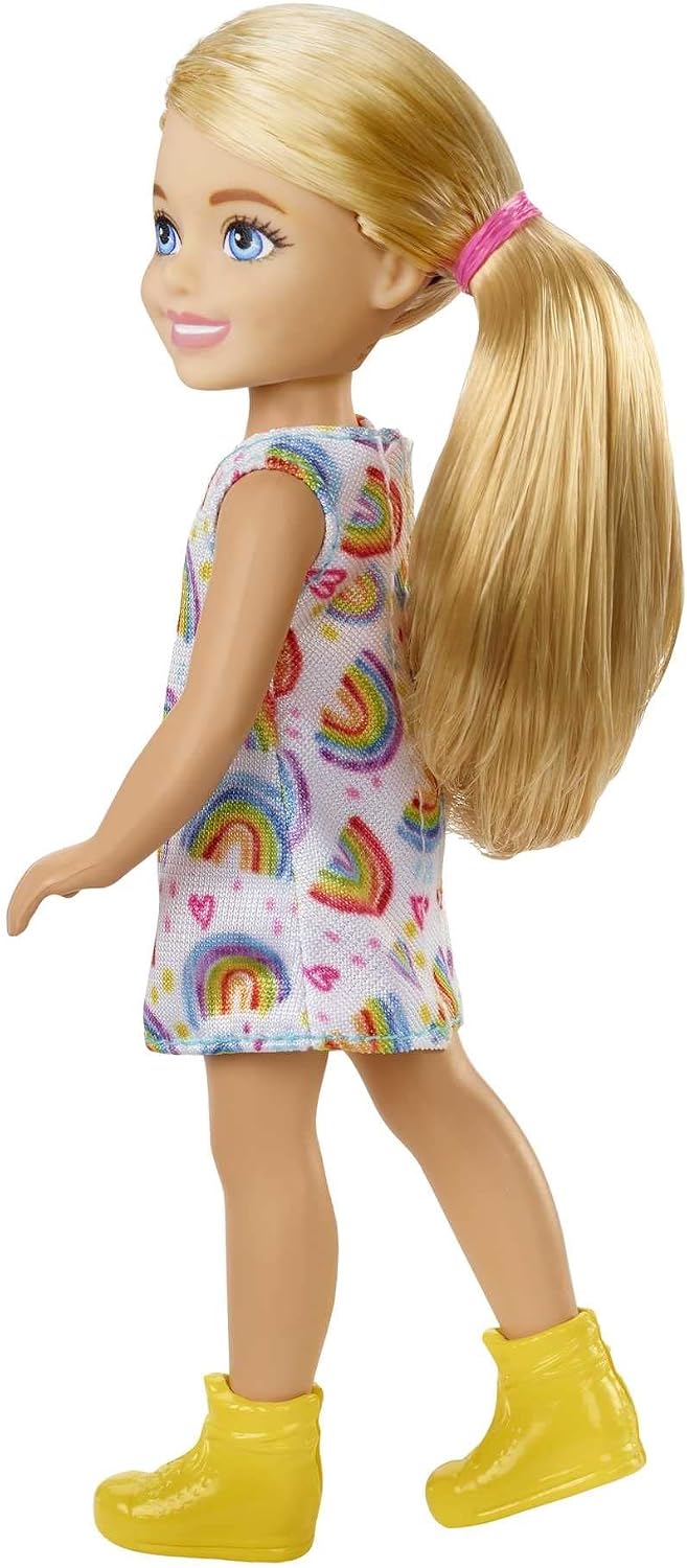 Barbie Chelsea doll yellow high top sneakers detail