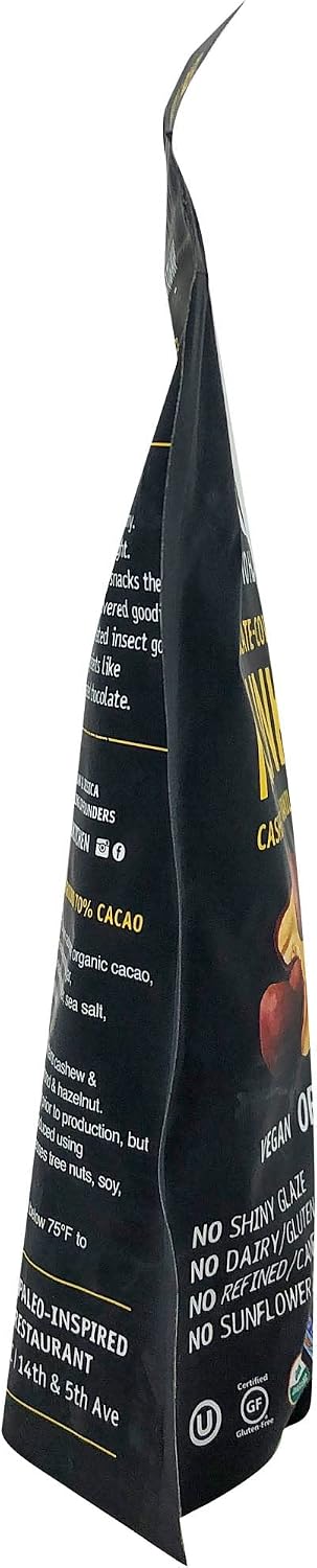 Hu Kitchen 4 Ounce bag of dairy free and gluten free chocolate cashews