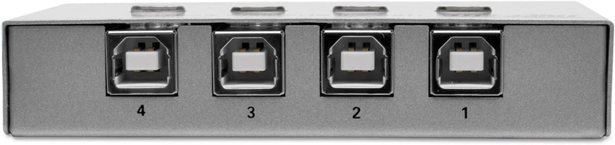 Tripp Lite U215-002 USB sharing switch ports and connection angle