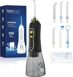 Water Dental Flosser Teeth Pick, H2ofloss Cordless Portable Oral Irrigator 300ML Rechargeable Travel Irrigation Cleaner IPX7 Waterproof WaterFlosser for Home Travel Lavender - Image 10