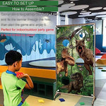 Educational bean bag toss activity for kids
