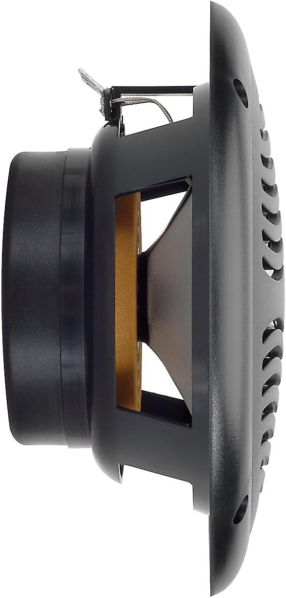 Magnadyne 2-way marine speakers black pair side profile