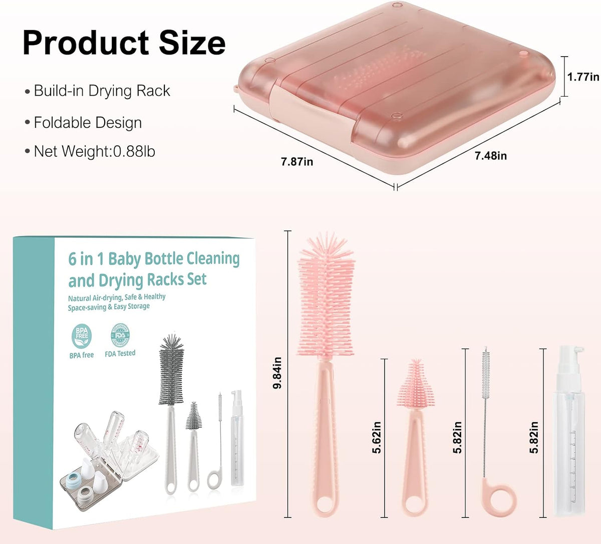 YomauiYee 6 in 1 cleaning kit open storage box view