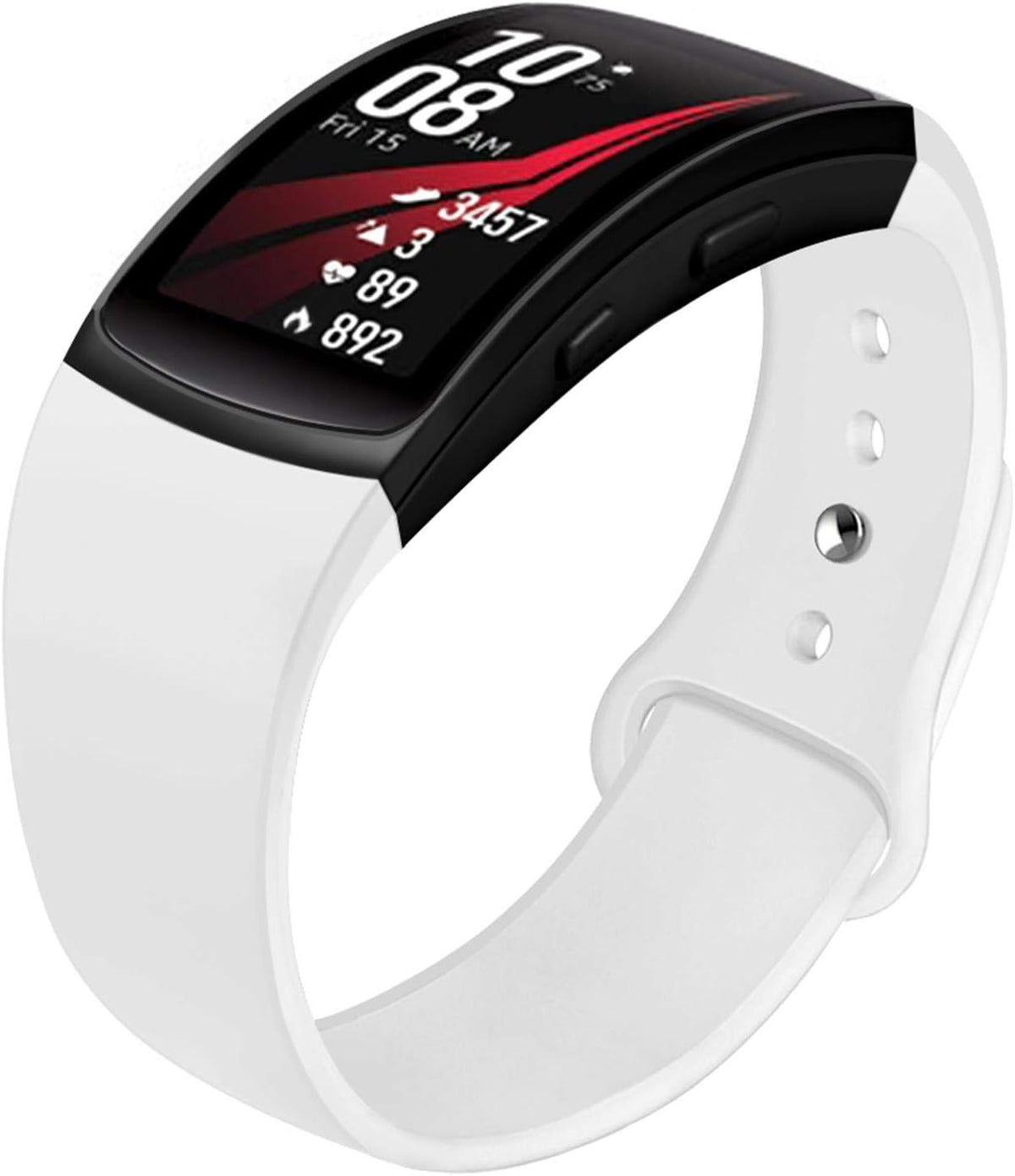 Soft Silicone Replacement Bands for Samsung Gear Fit 2 and Fit 2 Pro Smartwatch, Small, Lavender - Image 11