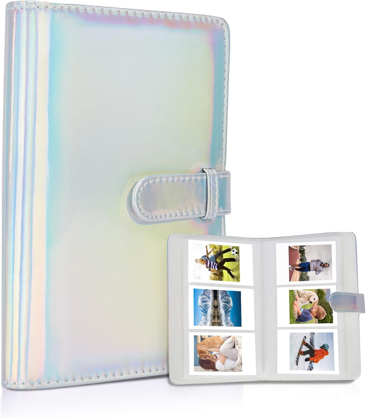 108 Pockets Mini Album Compatible with Fujifilm Instax Mini film, Suitable for Instax Mini 12/11/7+/40/9/Evo/Link 2, 2x3"Photo Album for Canon Ivy 2 Printer Kpop Photocard(Black) - Image 12