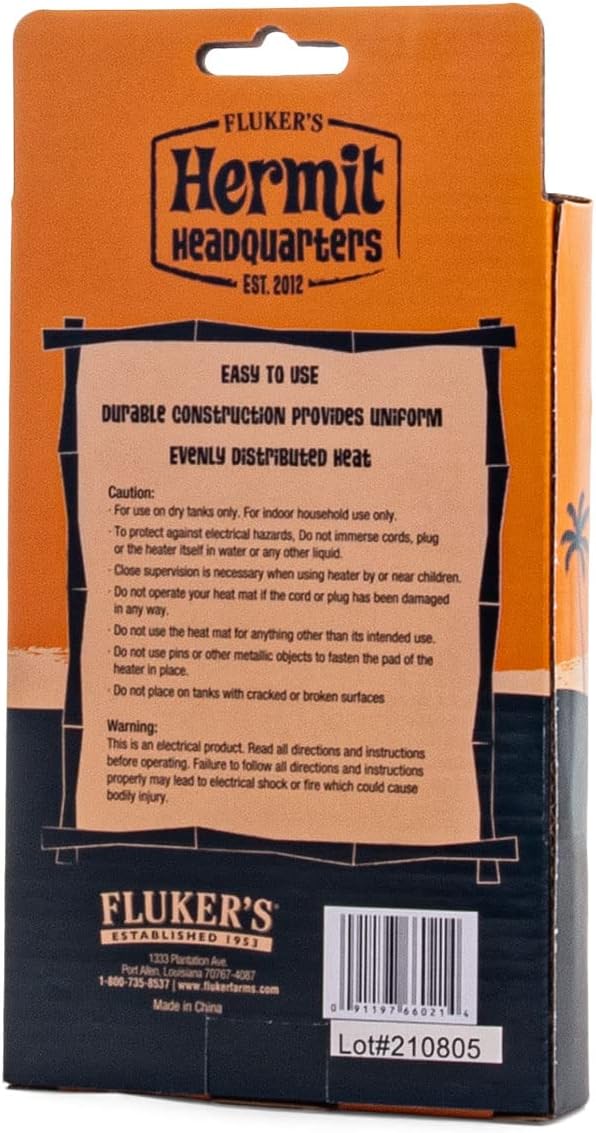 Fluker's 4x6 inch adhesive heat mat for terrariums