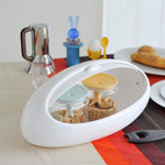 Alessi ASG22 W "Gnam" Bread Bin, White - Image 9