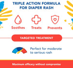Triple Paste 3X Max Zinc Oxide Diaper Rash Ointment, 10oz Jar - Maximum Strength Diaper Cream for Sensitive Skin - Image 3