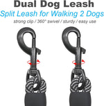 Mycicy dual dog walking lead splitter for two medium dogs over forty pounds