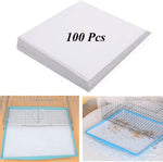 Siqitechno 100 pieces bird cage liner papers front view