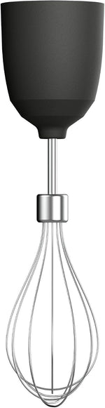 Vitamix immersion blender whisk attachment front view stainless steel