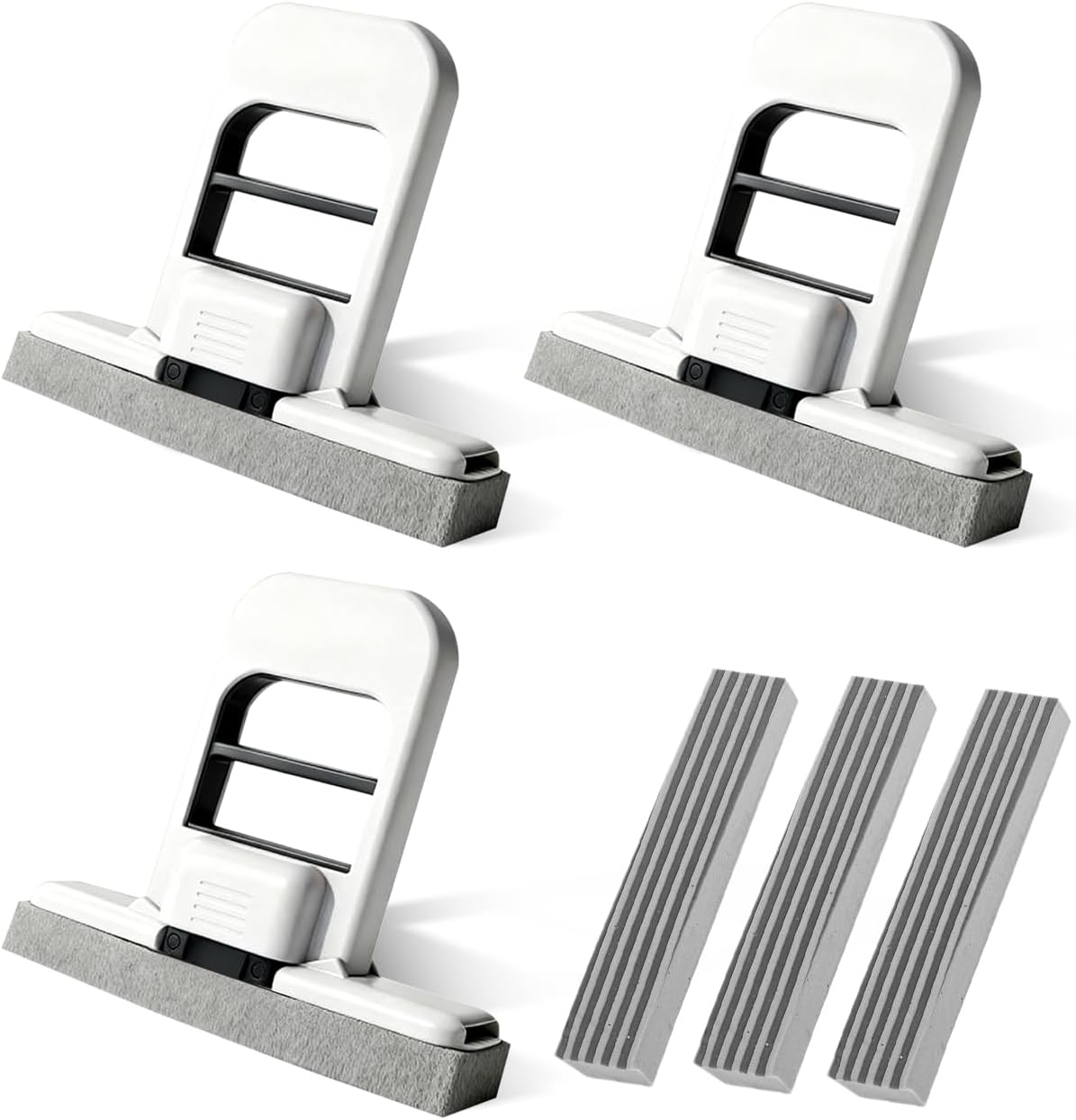 Aiuulu 6 piece mini foldable desktop mop set front view