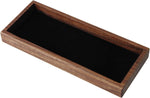 Aufodara wood pen tray front view workspace organization