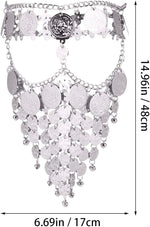 Beaupretty silver coin veil draped layout