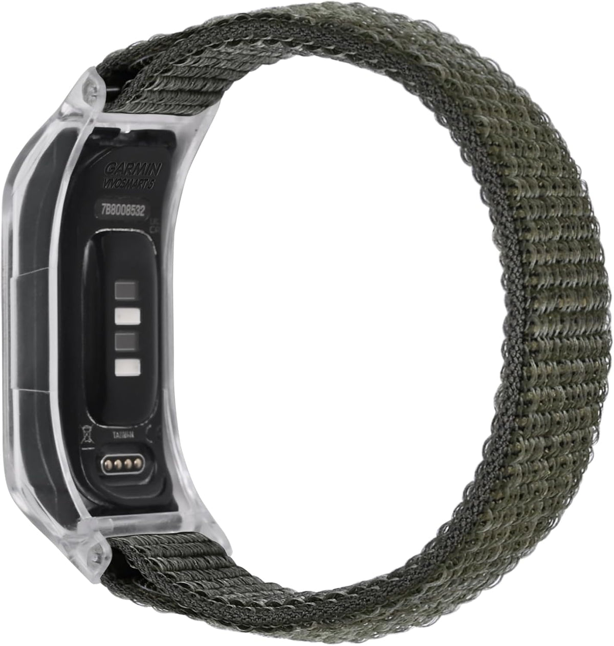 Sport Mesh Nylon Bands Compatible with Garmin Vivosmart 5 tracker Replacement Bands with New Transparent Case - Image 15