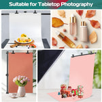 JEBUTU T-shape photo stand showing adjustable vertical extension poles