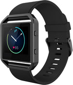Simpeak silicone replacement strap showing stainless steel frame