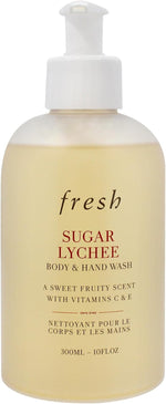 Fresh Sugar Lychee body wash front view bottle authentic USA beauty product