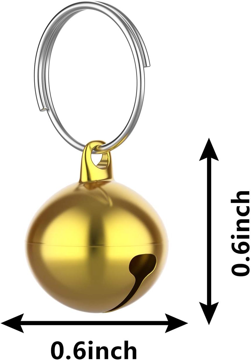 Outus 24 Sets of Cat Bells for Cat and Dog Collar Pendant Pet Bell Pet Pendant Accessories - Image 4