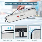 Phomemo M08F portable printer bag open compartment