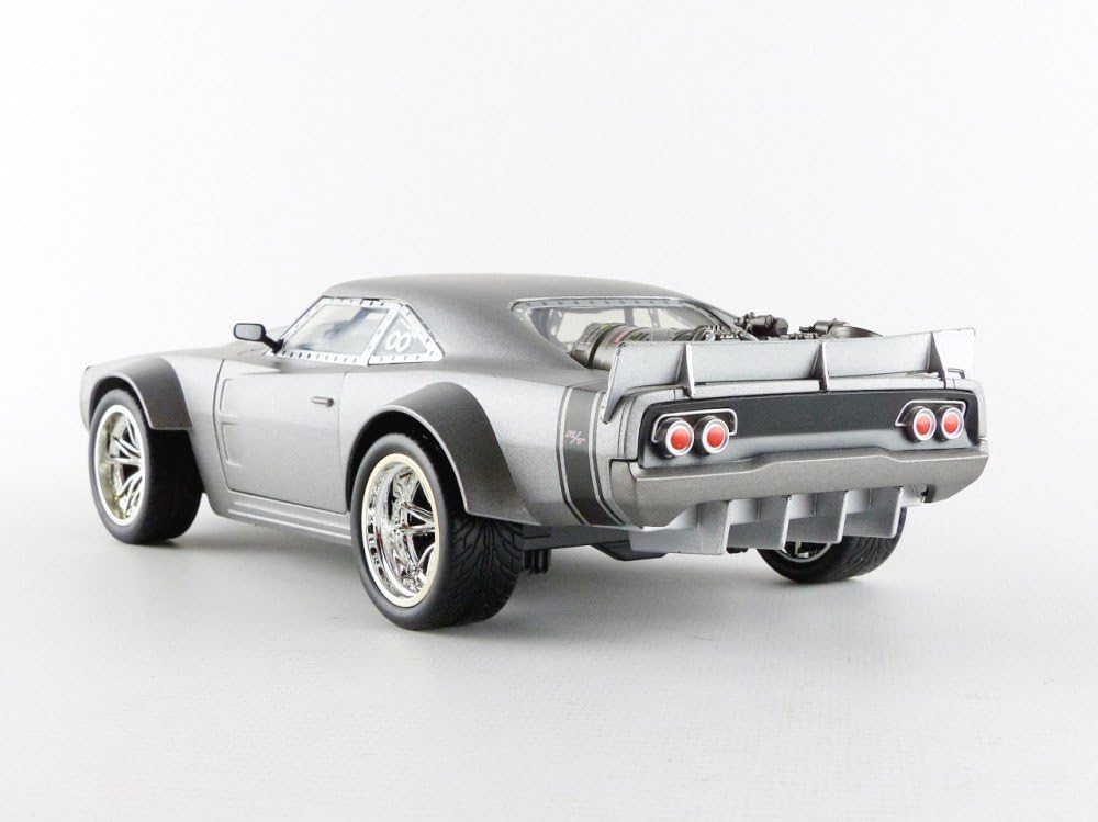 Dom Ice Charger model car with open doors and hood