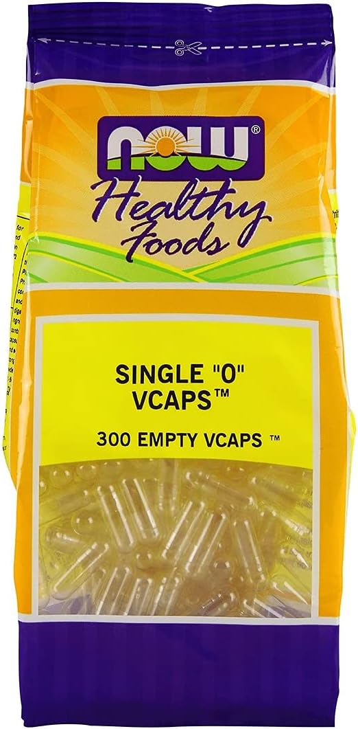 Now Foods empty vegetarian capsules front view packaging