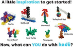 Incredibly Interconnectable Toys building blocks container display