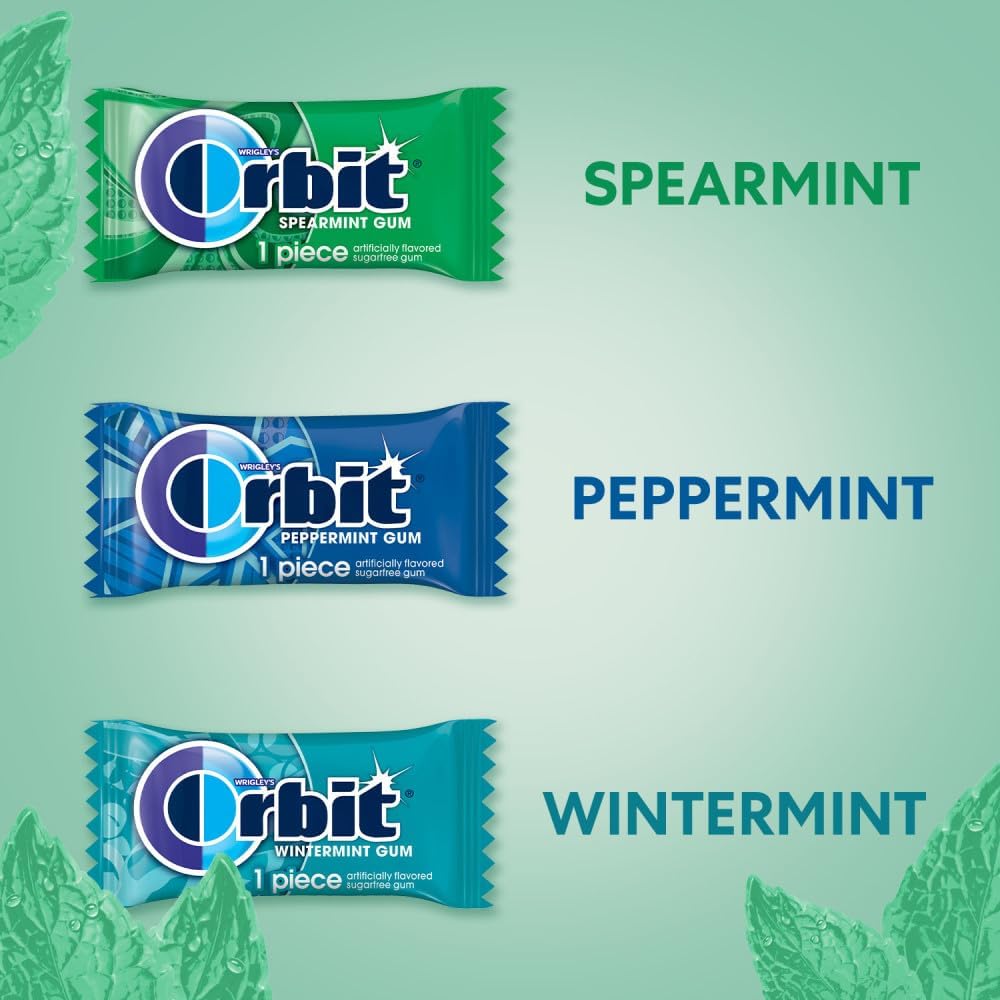 Orbit 13.4 Ounce bulk chewing gum bag nutrition facts