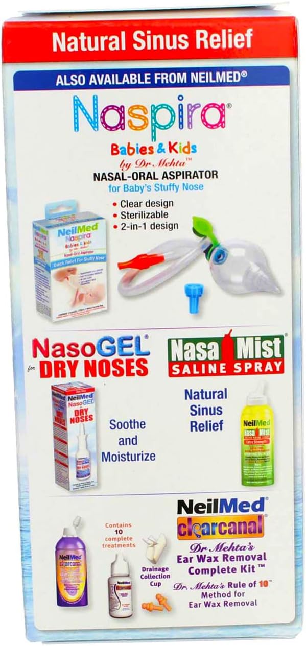 NeilMed nasal wash kit box components display