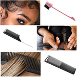 MISSUHUI 5 piece hair brush set components laid flat